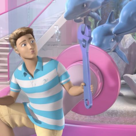 Ken Barbie Life In The Dreamhouse Funny, Ken Barbie Life In The Dreamhouse, Tropical Core, Lollipop Decorations, Barbie Life In The Dreamhouse, Life In The Dreamhouse, Ken Barbie, Barbie Life, Barbie Dream