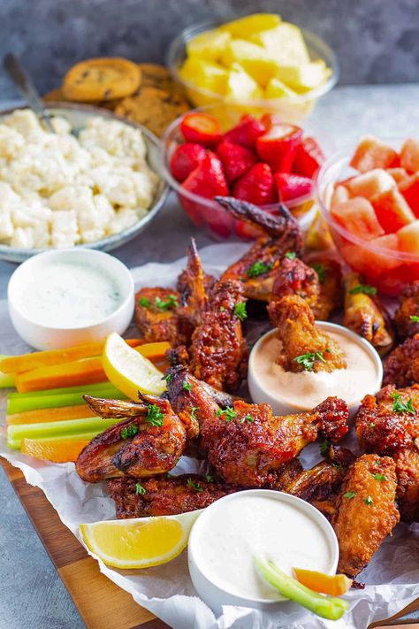 Dipping Sauce For Chicken Wings (3 Ways!) • Unicorns in the Kitchen Wing Dipping Sauce, Chicken Wing Dipping Sauce, Sauce For Chicken Wings, Dipping Sauce For Chicken, Dip Sauces, Asian Wings, Wing Dip, Chicken Wing Dip, Dipping Sauces For Chicken