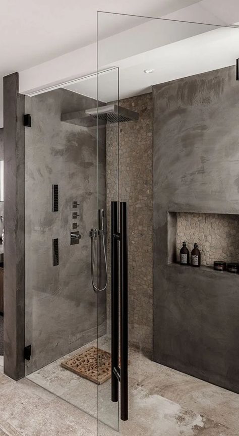 New Snap Shots Bathroom Shower luxury Popular Retaining a bath room uncomplicated to wash could be extremely priceless: Not waste time, minimizing #Bathroom #luxury #Popular #Shots #Shower #Snap Modern Showers, Drømme Bad, Freestanding Baths, Beadboard Bathroom, Bilik Air, Interior Boho, Vintage Bathroom Decor, Beaumont Tiles, Bad Inspiration