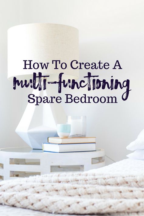 If you’re lucky enough to have a spare bedroom put it to use! No point letting it collect dust waiting for your next overnight visitor, transform it into a multi-tasking space. Here are five tips to get the most value out of your spare bedroom! Multi Use Spare Bedroom, Multi Purpose Bedroom, Reno Tips, Study Space, Spare Bedroom, Multi Tasking, Guest Room, Reno, To Create