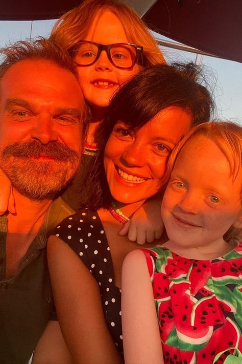 How Many Kids Does Lily Allen Have? David Harbor, Family Template, Jim Hopper, David Harbour, Relationship Timeline, Lily Allen, Star David, Celebrity Families, Toned Abs