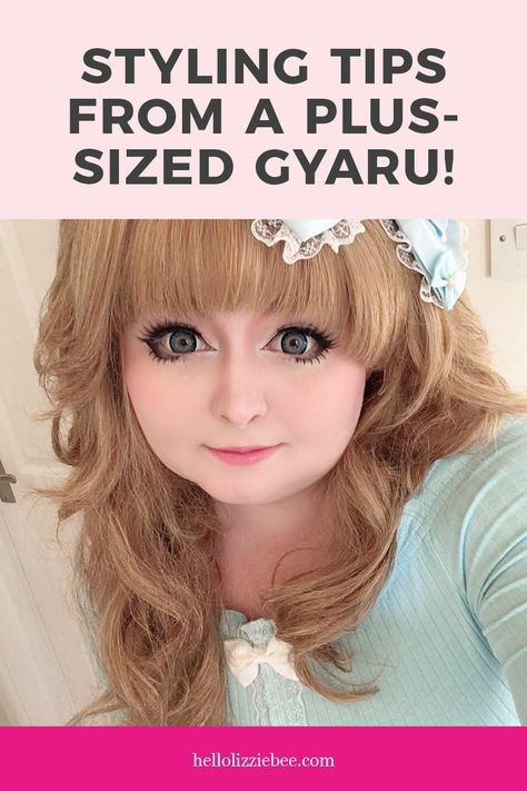 Danielle from QueenE gyarusa shares her styling tips and how to do gyaru when plus size! Plus Size Gyaru, Onee Gyaru, Lots Of Clothes, Soft Grunge Hair, British Uniforms, Clothes Plus Size, Plus Size Cosplay, Harajuku Fashion Street, Gyaru Fashion