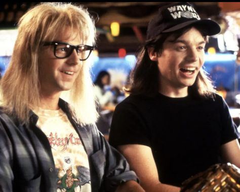 Wayne’s World, Wayne And Garth, Garth Algar, Wayne Campbell, Waynes World, Dana Carvey, Tia Carrere, Wayne's World, Rob Lowe