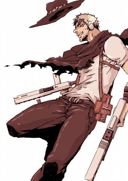 Livio Trigun, Trigun Stampede Character Design, Trigun Concept Art, Livio The Double Fang, Trigun Million Knives, Vash Trigun Maximum, Wolfwood Trigun Maximum, Black Sails, Black Lagoon