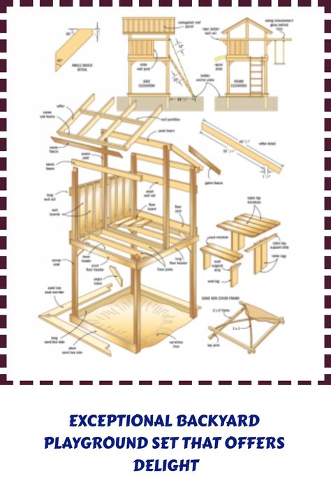 [Ad] 32 Swing Set Plans Backyard Playground Tips You Will Love This Fall #swingsetplansbackyardplayground Playground Blueprints, Diy Swingset, Playground Plans, Diy Swing Set, Outdoor Playsets, Swing Set Plans, Swing Set Diy, Backyard Playset, Diy Swing