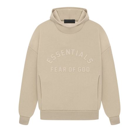 Buy Fear of God Essentials Hoodie 'Dusty Beige' - 192SP232055F | GOAT UK Fear Of God Hoodie, Beige Hoodie, Essentials Fear Of God, The Fear Of God, Essentials Clothing, Essentials Hoodie, Fear Of God Essentials, Fear Of God, Hoodie Outfit