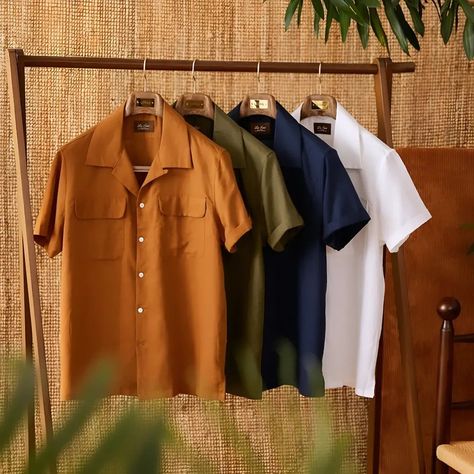 Stay cool and stylish this summer with our Men's Short-Sleeved Cotton and Linen Cuban Collar Shirt. Perfect for warm days and casual outings, this shirt combines comfort and elegance effortlessly. ☀️ #SummerStyle #NewArrival #MensFashionHashtags:#Menswear #SummerFashion #CubanCollarShirt #CottonAndLinen #MensStyle #CasualChic #FashionInspo #SouthAfricaFashion #CoolAndComfortable #OOTD #SummerWardrobe #explorepage #viral Summer Wear For Women, Cuban Collar Shirt, South Africa Fashion, Fashion Hashtags, Collar Shirt Men, American Casual, Casual School Outfits, Men's Casual Style, Business Casual Men