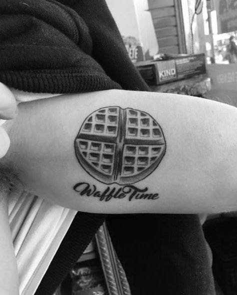 Waffle Tattoo, Belgium Waffles, Tattoo Skin, Body Is A Temple, Pattern Tattoo, Skin Art, Body Mods, Food Design, Face Shapes