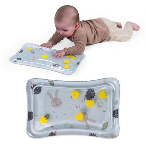 PRICES MAY VARY. Sensory Stimulation and Learning - The Taf Toys Water Mat is not just a play area, but a vibrant sensory experience that captivates your baby's attention with colorful illustrations and floating elements. This visual stimulation can help in cognitive development and offers an enjoyable learning journey during their early stages of growth. Ideal for babies 0-6 months, 6 month old baby must haves. Tummy Time Training - The Taf Toys Water Mat is designed for tummy time training, he Tummy Time Sensory, Sensory Water Play, Top Baby Items, Sensory Mat, Tummy Time Play, Baby Items Must Have, Water Play Mat, Stages Of Growth, Baby Tummy Time