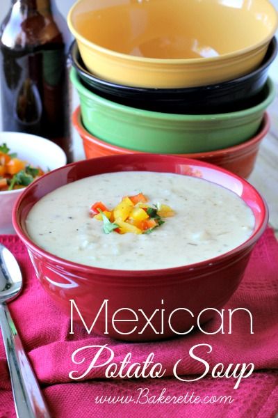 Mexican Potato Soup Mexican Potato Soup, Mexican Potatoes, Creamy Soups, Steak And Potatoes, Soup Chili, Curry Stew, Soups Stews Chilis, Recipe Mexican, Digital Meat Thermometer