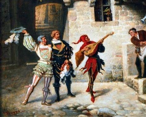 Jester Historical, Medieval Clown Art, Medieval Court Jester, Medieval Circus Aesthetic, Minstrel Aesthetic, Medieval Jester Aesthetic, Jester Medieval, Court Jester Aesthetic, Medieval Circus