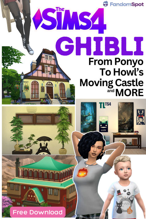 Sims Cc Studio Ghibli, Sims 4 Cc Kiki's Delivery Service, Howls Moving Castle Sims 4, Howl Sims 4, Sims 4 Loading Screen Studio Ghibli, Sims 4 Howls Moving Castle Cc, Studio Ghibli Sims 4 Cc, Sims 4 Ghibli Cc, Sims 4 Studio Ghibli Cc