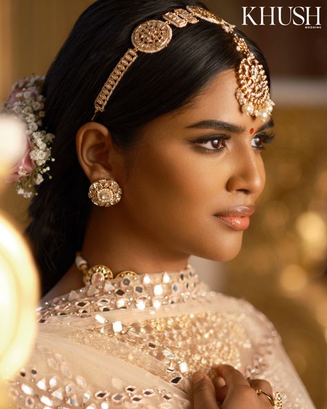 Subtle glam, glossy lips, and that radiant glow—what’s not to love? 👀 @vithya_visvendra⁠ has curated a bridal look that's giving us major modern-day princess vibes! 💄✨  🔗 TAP LINK IN BIO to buy the latest magazine ⁠ ⁠ Editor-In-Chief: @sonia_ullah⁠ Photographer: @GnDPhotos⁠ Creative Director: @mannisahota_⁠ Fashion Editor: @vikas_r⁠ Models: Aish @duomodelmgmt⁠ Location: @chiswick_house via @goaskeve⁠ Outfit: @estiecouture⁠ Jewellery: @kaviralondon⁠ Props: @1SWEvents⁠ Flowers: @vallis_uk⁠ Vithya Visvendra, Asian Wedding Ideas, Chiswick House, Asian Bridal Hair, Subtle Glam, Princess Vibes, Magazine Editor, Asian Jewelry, Bridal Magazine