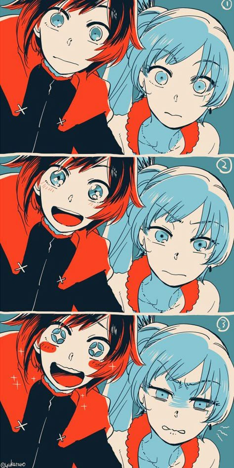 Ruby X Weiss, Rwby White Rose, Rwby Weiss, Rwby Funny, Rwby Volume, Rwby Red, Red Like Roses, Rwby Memes, Rwby Ships