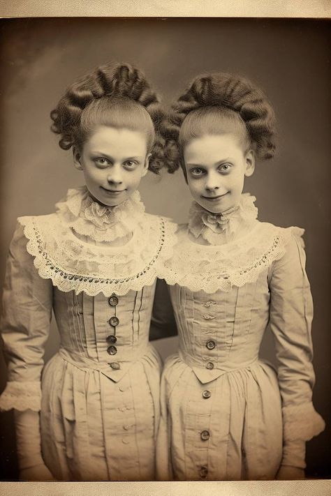 Old Photography Vintage, Horror Outfits, Creepy Twins, Vintage Witch Photos, Victorian Horror, Creepy Old Photos, Scary Houses, Weird Photography, Expressions Photography