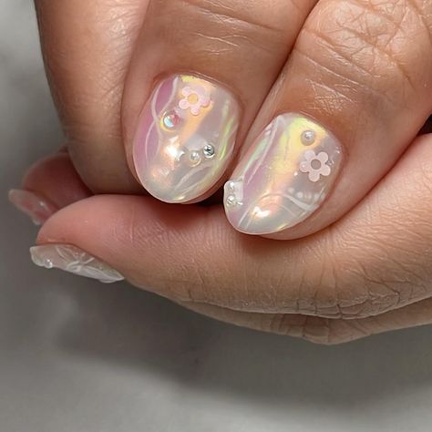 Cause short nails can look just as pretty ✨🌸 Soft gel overlay + May 3D Dainty 3D flower special #nailinspo #vancouvernails #naildesign #3dflowernails #summernails #chromenails #trendynails #floralnails #naturenails Short 3d Nails, Xo Nails, 3d Nail Designs, 3d Flower Nails, Gel Overlay, Summery Nails, Pretty Gel Nails, Soft Gel, Elegant Nails