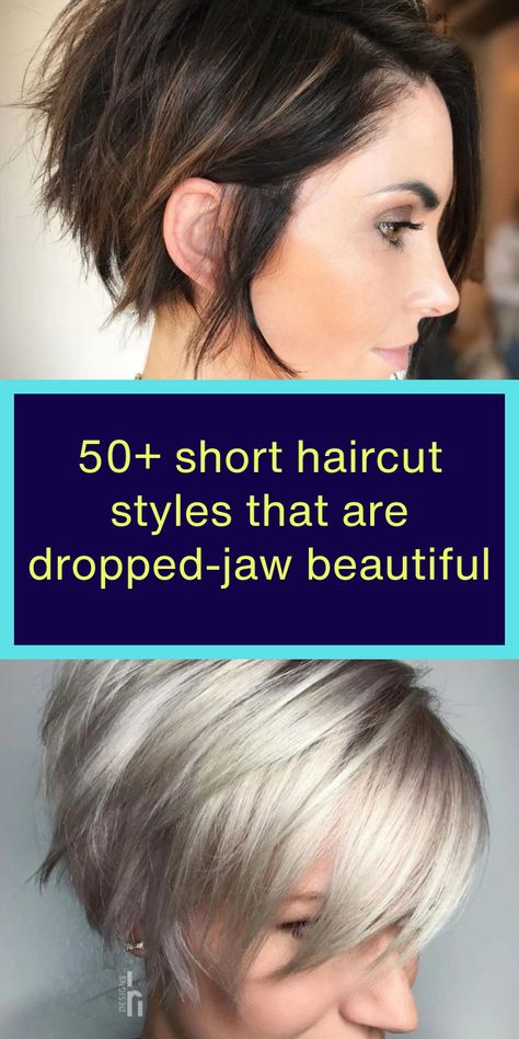 Short Pixie Haircuts With Long Bangs, Flat Short Hair Haircuts, Pixie Haircut Front And Back Views, Graduated Pixie Haircut, Pixie Bob Haircut For Thick Hair, Short Hair Tucked Behind Ears, Longer Pixie Haircut Fine Hair, Long Pixie Hairstyles For Fine Hair, Short Haircuts For Round Face Shape