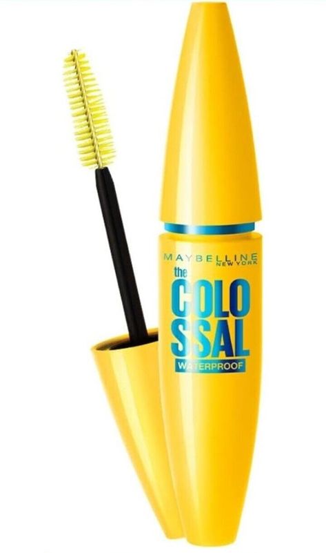 Maybelline The Colossal Waterproof Mascara - Black 10ml. Bday Wishlist, Waterproof Mascara, Maybelline, Make Up, New York, Yellow, Makeup, Beauty, Black