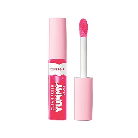 Covergirl Lipgloss, Clean Fresh Yummy Gloss, Yummy Gloss, Covergirl Clean Fresh, Preppy Makeup, Hydrating Lip Gloss, Clean Vegan, Juicy Lips, Utila