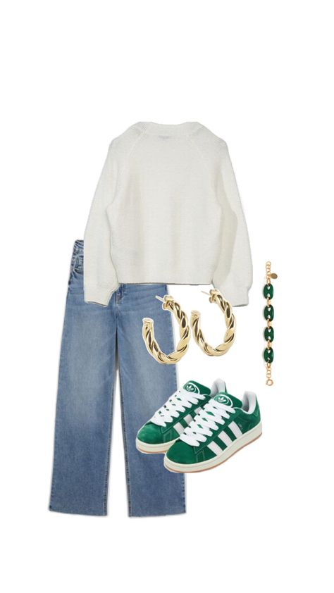 𝐉𝐞𝐚𝐧 𝐛𝐥𝐞𝐮 ,𝐩𝐮𝐥 𝐞𝐧 𝐦𝐚𝐢𝐥𝐥𝐞 𝐛𝐥𝐚𝐧𝐜,𝐜𝐚𝐦𝐩𝐮𝐬 𝐯𝐞𝐫𝐭𝐞𝐬 Ootd Jean, Outfit Jean, Ootd Jeans, Casual Day Outfits, Jean Outfits, Outfit Of The Day, Ootd, Denim Outfits