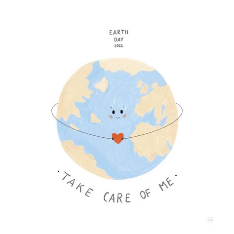 Gabriella on Instagram: “Earth Day 🌎 #ourplanetweek • #giornatamondialedellaterra #earthday #earthday2022 #takecareofherheart #bekind #earth #savetheplanet…” Planet Earth Drawing, Planet Earth Illustration, Earth Day Illustration, Earth Drawings, Earth Illustration, Day Illustration, Take Care Of Me, Save The Planet, Planet Earth