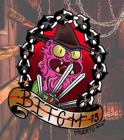 Scary Terry Rick And Morty, Rick And Marty, Halloween Sleeve, Rick And Morty Tattoo, Scary Terry, Spooky Stuff, Rick Y Morty, Needful Things, Rick And Morty