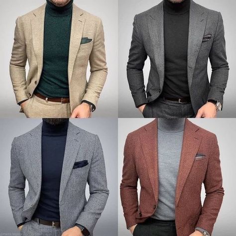 Business Casual Attire For Men, Guys Fashion Casual, Suits Style, Stylish Mens Suits, Mens Smart Casual Outfits, Mens Business Casual Outfits, Classy Outfits Men, Fashion Content, Mens Fashion Blazer