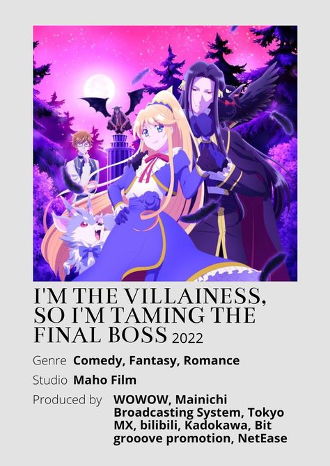 My Happy Marriage Anime Poster, I’m The Villainess So I’m Taming The Final Boss., Im The Villainess So I'm Taming The Final Boss, I'm The Villianess So I'm Taming The Final Boss, Im The Villainess So Im Taming Manga, Im The Villainess So Im Taming The Final Boss, Im The Villainess So Im Taming, My Next Life As A Villainess, My Life As A Villainess