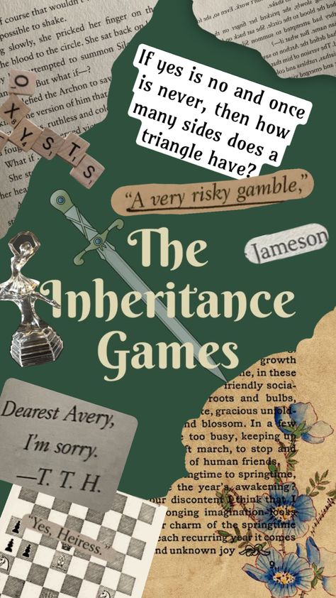 The Inherentence Games, Avery Jameson, Team Jameson, Xander Hawthorne, Inheritence Games, Jennifer Lynn Barnes, Inheritance Trilogy, Games Poster, The Inheritance Games