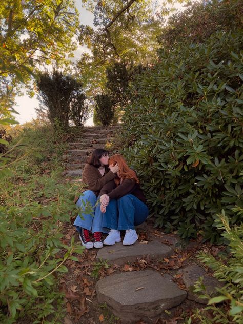 Wlw Pumpkin Patch, Cute Sapphic Aesthetic, Aesthetic Couple Pics Wlw, Wlw Aesthetic Cottagecore, Wlw Cute Aesthetic, Wlw Core Aesthetic, Wlw Fall Aesthetic, We Fall In Love In October, Wlw Backgrounds