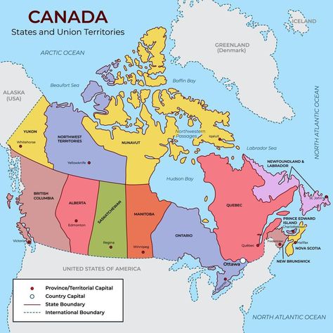 World Atlas Map, Map Of Canada, Joker Hd Wallpaper, Canada Map, Alaska Usa, Advanced Workout, Northwest Territories, Arctic Ocean, Usa Map