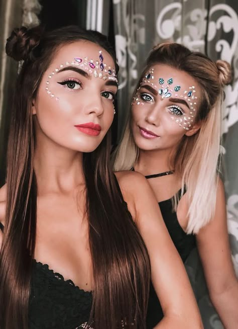 Coachella Make-up, Carnaval Make-up, Music Festival Makeup, Make Up Mata, Coachella Makeup, Makeup Festival, Festival Makeup Rave, Halloweenský Makeup, Festival Makeup Glitter