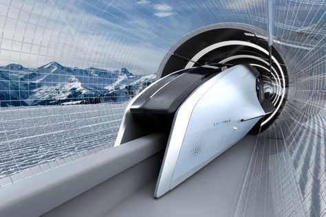 The Almost Supersonic Supertrain | Yanko Design Maglev Train, Future Transportation, Magnetic Levitation, Home Defense, Mode Of Transport, Futuristic City, Future City, Futuristic Cars, Yanko Design