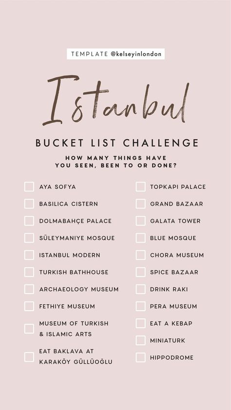 Istanbul Bucket List, Hello City, Abroad Life, Istanbul Trip, Things To Do In Istanbul, Instagram Istanbul, List Challenges, Istanbul Travel, Travel Destinations Bucket Lists