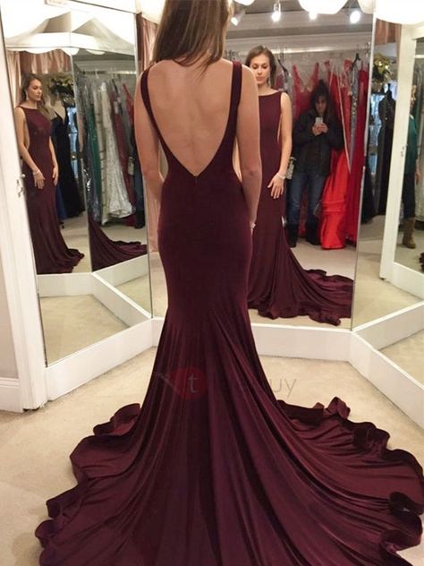 Tidebuy.com Offers High Quality Sexy Mermaid Bateau Sleeveless Backless Chapel Train Evening Dress, We have more styles for Evening Dresses 2017 Maroon Prom Dress, Mermaid Gown Prom, Prom Dress With Train, Sweep Train Prom Dress, Prom Dresses 2016, Prom Dresses Long Mermaid, Prom Dresses 2018, Burgundy Prom Dress, Prom Dresses Modest