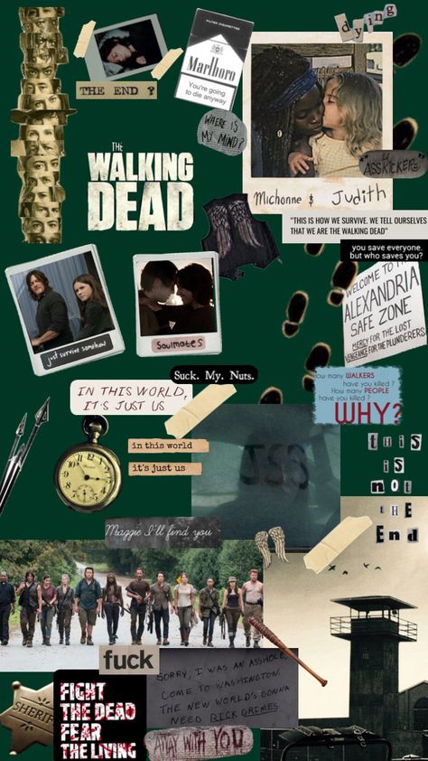 The walking dead Walking Dead Background, Walking Dead Wallpaper, Where Is My Mind, Aesthetic Collage, Create Collage, Walking Dead, The Walking Dead, Your Aesthetic, Connect With People