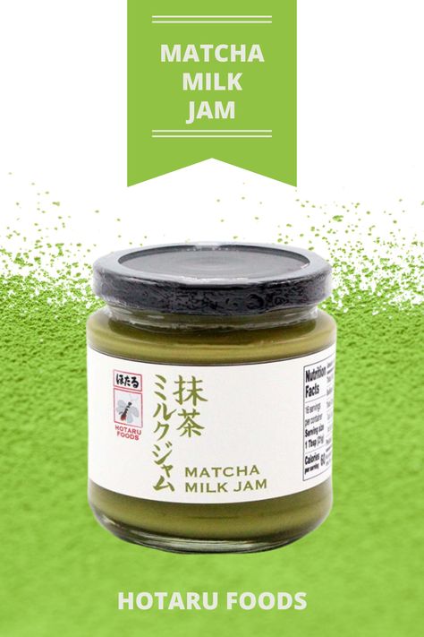 Add some goodness to your breakfast toast, cakes, yogurt, ice cream or charcuterie boards! Our Matcha Milk Jam is a unique and versatile condiment with a silky, creamy texture and a touch of sweetness. Use it interestingly on your favorite food and appetizer ideas! Matcha Jam, Matcha Milk Jam, Mint Jams Casiopea, Matcha Butter Mochi, Matcha Traditional, Matcha Milk, Matcha Tea Powder, Organic Matcha, Japanese Matcha