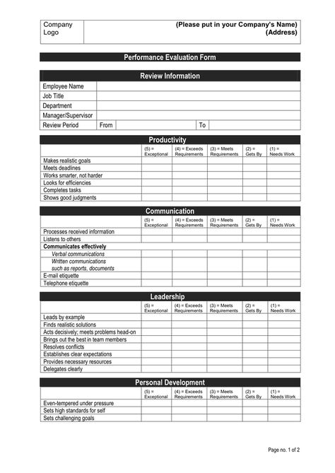 Performance Evaluation Form Performance Review Template, Employee Evaluation, Employee Evaluation Form, Employee Performance Review, Evaluation Employee, Employee Performance, Survey Form, Review Template, Form Example