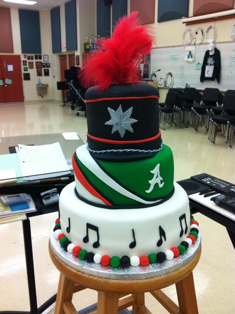 Marching Band Cake Band Cake Ideas, Marching Band Cake, Band Cake, Marching Band Mom, Cake Band, Music Cakes, Marching Band Memes, Band Problems, Marching Band Humor