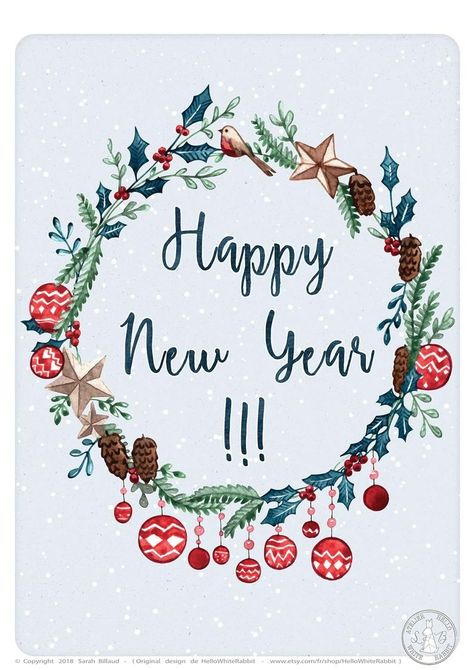 New Year Card Design, New Year Wishes Quotes, Happy New Year Text, Happy New Year Banner, Happy New Year Wallpaper, New Year Illustration, New Year Art, New Year Pictures, Happy New Year Quotes