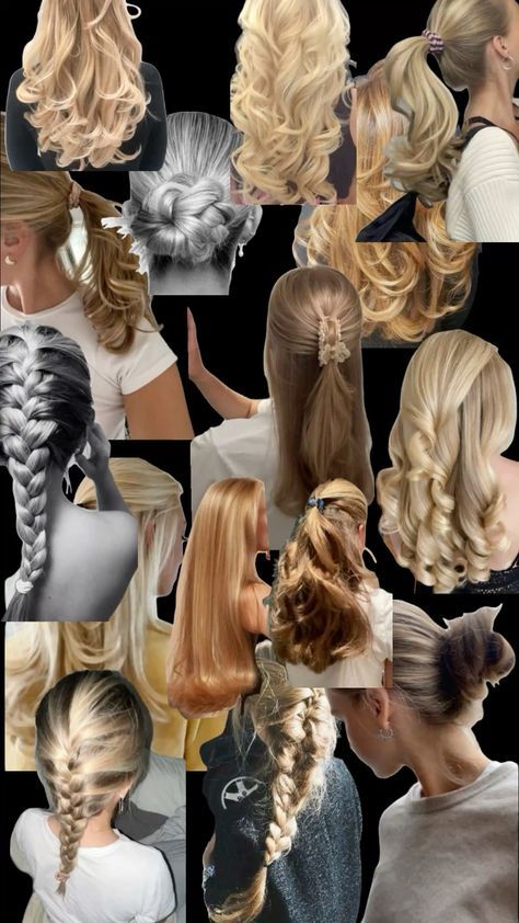 Stockholm Hair, Hairstyle Examples, Hair Inspiration Long, Blonde Hair Inspiration, Hair Stylies, Dream Hair, Hairstyles For School, Pretty Hairstyles, Hair Looks