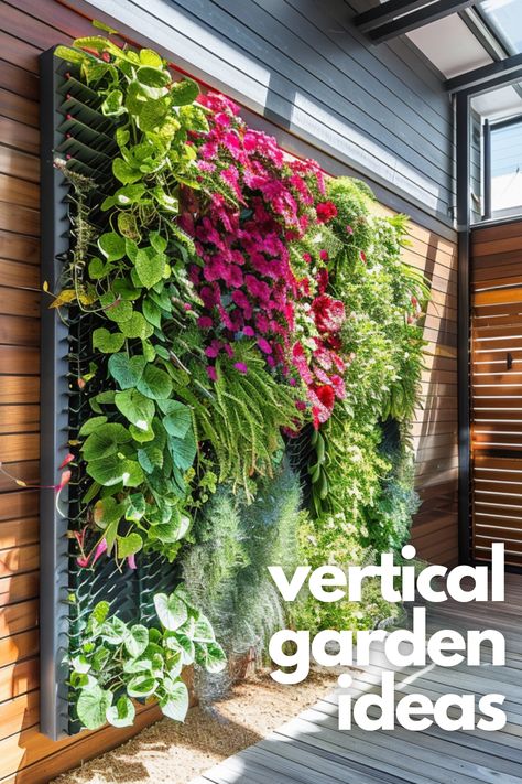 Jump into gardening with easy DIY vertical garden projects perfect for beginners. These simple setups help you get started with minimal effort and maximum impact. Vertical Garden Ideas Outdoor, Diy Vertical Garden Wall, Hydroponic Gardening For Beginners, Plant Wall Diy, Diy Vertical Garden, Vertical Garden Systems, Vertical Garden Ideas, Gardening For Dummies, Chicken Coop Garden