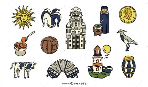 Handdrawn Uruguay Elements Pack #AD , #affiliate, #Aff, #Uruguay, #Elements, #Pack, #Handdrawn Uruguay Tattoo Ideas, Uruguay Culture, Uruguay Aesthetic, Space Gadgets, T Shirt Designs Graphics, Wedding Stationary Design, Unique Stickers, Traditional Tattoo Art, T Shirt Art