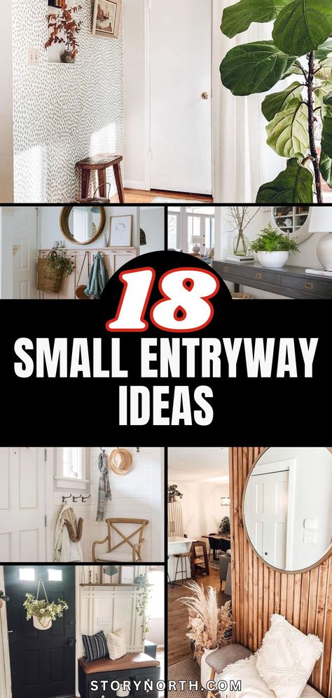 Save this pin for top-notch small entryway inspiration to impress your guests. Elevate your home decor game with these stylish ideas. #HomeDecor #EntrywayInspiration Mediterranean Bedroom Ideas, Small Entryway Ideas, Tiny Entryway, Mediterranean Bedroom, Vintage Coat Rack, Entryway Inspiration, Small Entryways, Kitchen Wall Colors, Wooden Console