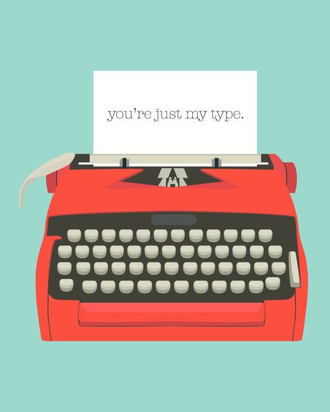 I Really Like You, Valentines Graphics, Dear John Letter, Just My Type, Retro Typewriter, Printables Freebies, Vintage Typewriter, Fun Printables, My Type