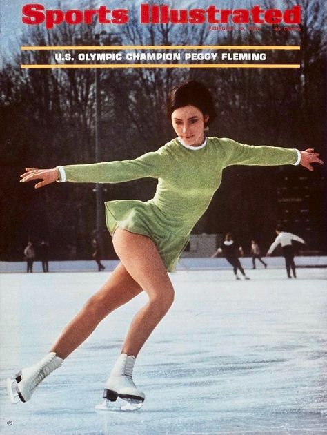 Peggy Fleming, Us Figure Skating, 1968 Olympics, Skating Pictures, Sports Illustrated Covers, Skating Aesthetic, Olympic Sports, Skating Outfits, Olympic Champion