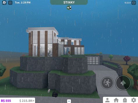 Roblox bloxburg house mountain house Bloxburg House In Mountain, Bloxburg Mansion On Mountain, Mountain House Ideas Bloxburg, Hill Mansion Bloxburg, Mountain Side House Bloxburg, Mountain Home Bloxburg, Mountain Layout Bloxburg, Bloxburg House Mountain, House On Hill Bloxburg