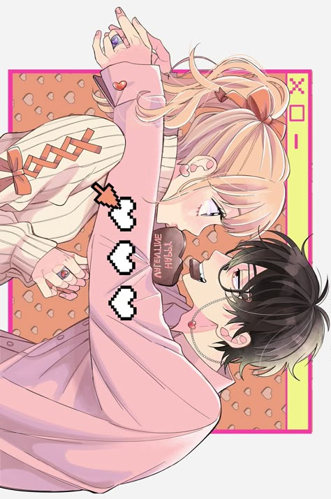 Shoujo Manga Panels Cute, Pink Anime Couple, Pink Manga Wallpaper, Shojo Wallpaper, Cute Manga Panels, Shoujo Wallpaper, Manga Background, Best Shoujo Manga, Manhwa Wallpaper