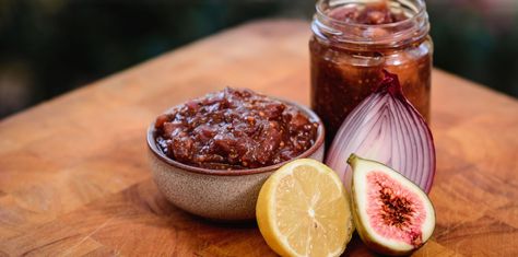 Fig, Onion and Balsamic Chutney – The Green Wolf Green Wolf, Fig Jam Recipe, Onion Chutney, Fig Recipes, Chutney Recipe, Fig Jam, Chutney Recipes, Organic Honey, Fig Tree