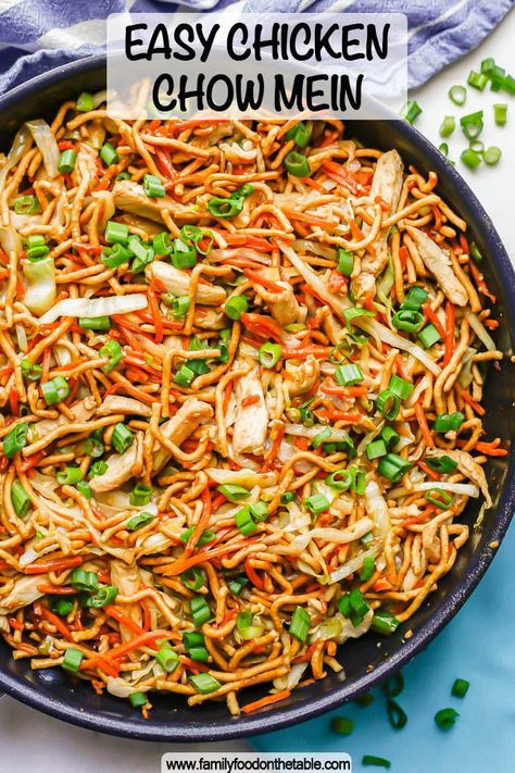 Rachael Ray Chicken Chow Mein, Chicken Cabbage Noodles, Recipes Using Crunchy Chow Mein Noodles, Chow Mein Recipe Chicken, La Choy Chow Mein Noodles Recipes, Chow Mein Noodles Recipe Crunchy, Chicken Chow Main, Mock Chicken Recipe, Pork Chow Mein Recipe